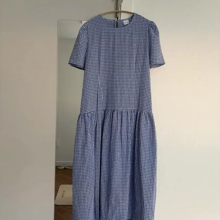 [BUNJANG] P&amp;A by Paul &amp; Alice Check Long Dress / [피엔에이 바이 폴앤앨리스 ] 체크 롱 원피스
