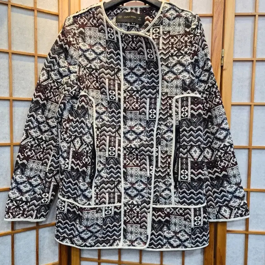 [BUNJANG] ZARA Pattern Jacket M / 자라 패턴 간절기  자켓 M