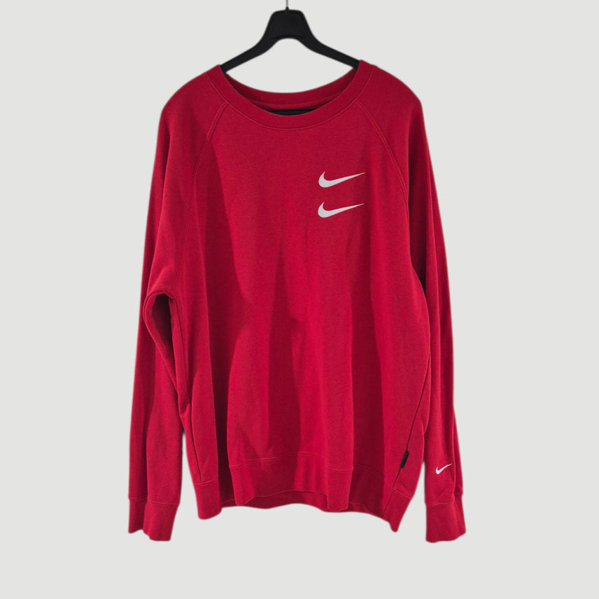 [BUNJANG] Nike Double Swoosh Sweatshirt / [100~105]나이키 더블스우시 맨투맨