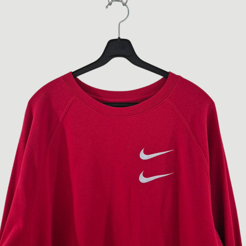 [BUNJANG] Nike Double Swoosh Sweatshirt / [100~105]나이키 더블스우시 맨투맨