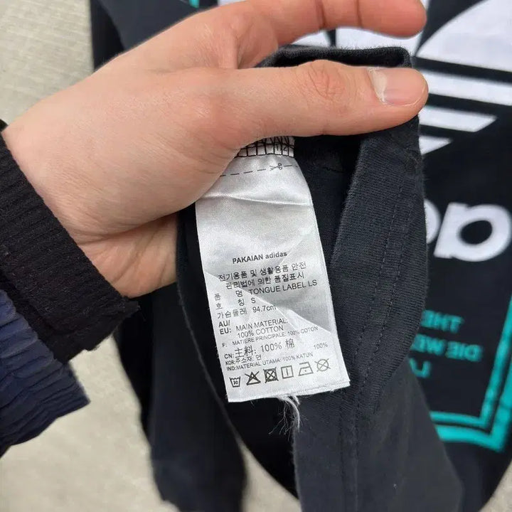 [SOLD OUT] 아디다스 텅라벨 롱슬리브 긴팔티 S M13206