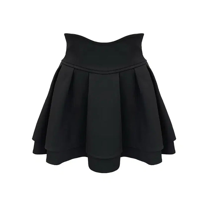 [BUNJANG] Michelle Macaron Back Ribbon Pleated Skirt XS / 미셸마카롱 백리본 미각 스커트 xs 지뢰계 양산형