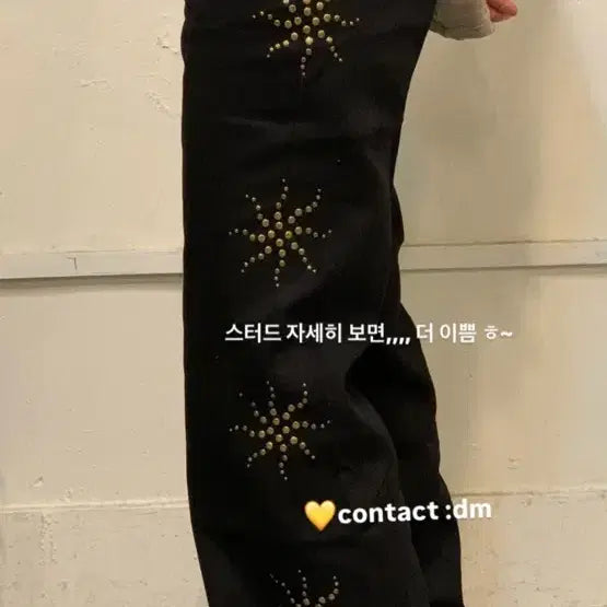 [BUNJANG] Akashic Studded Pants XS / 아카식 (@akashic.record)  스터드 팬츠 xs