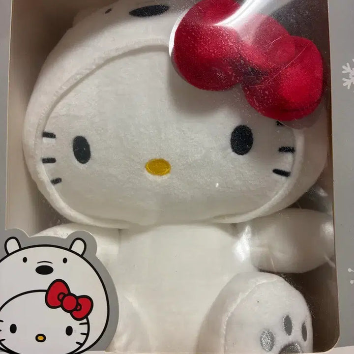 [BUNJANG] Hello Kitty x We Bare Bears Collaboration Plush Doll / 헬로키티 X 위베어베어스 콜라보 인형