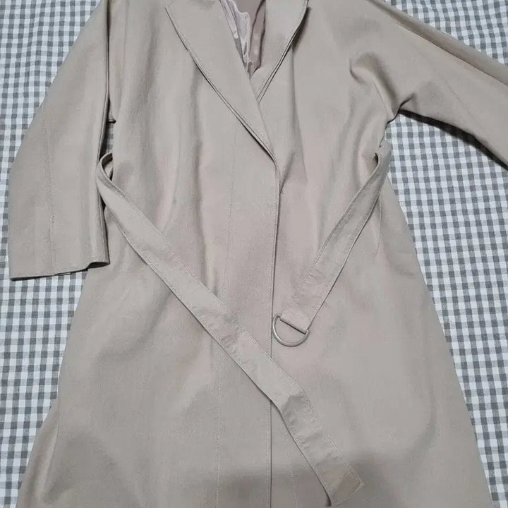 [BUNJANG] Nice Hong Belted Trench Coat Beige / 나이스홍 고급스런  벨티드 트렌치 코트
