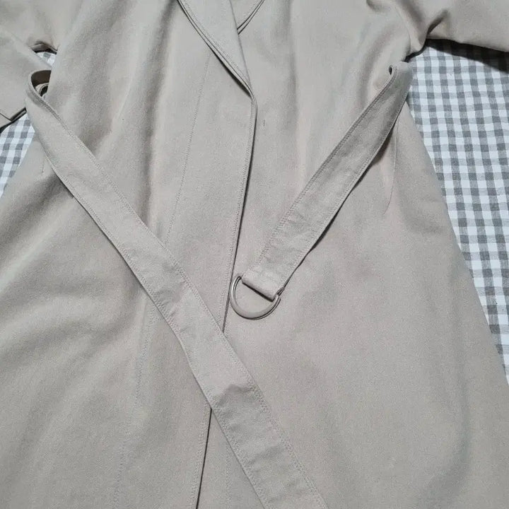 [BUNJANG] Nice Hong Belted Trench Coat Beige / 나이스홍 고급스런  벨티드 트렌치 코트