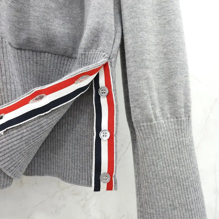 [BUNJANG] Thom Browne Merino Wool Vest Cardigan / 2 / 톰브라운 사선완장 메리노 울 베스트 니트 가디건