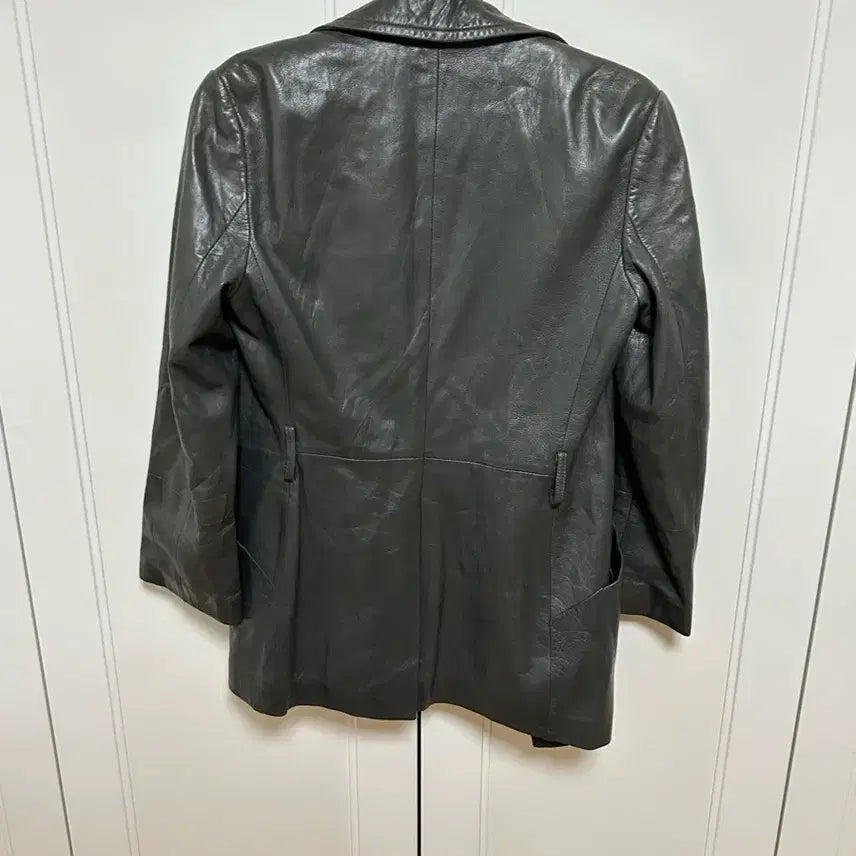 [BUNJANG] Shes Miss Vintage Leather Jacket / Shes miss 빈티지 가죽 자켓 블랙