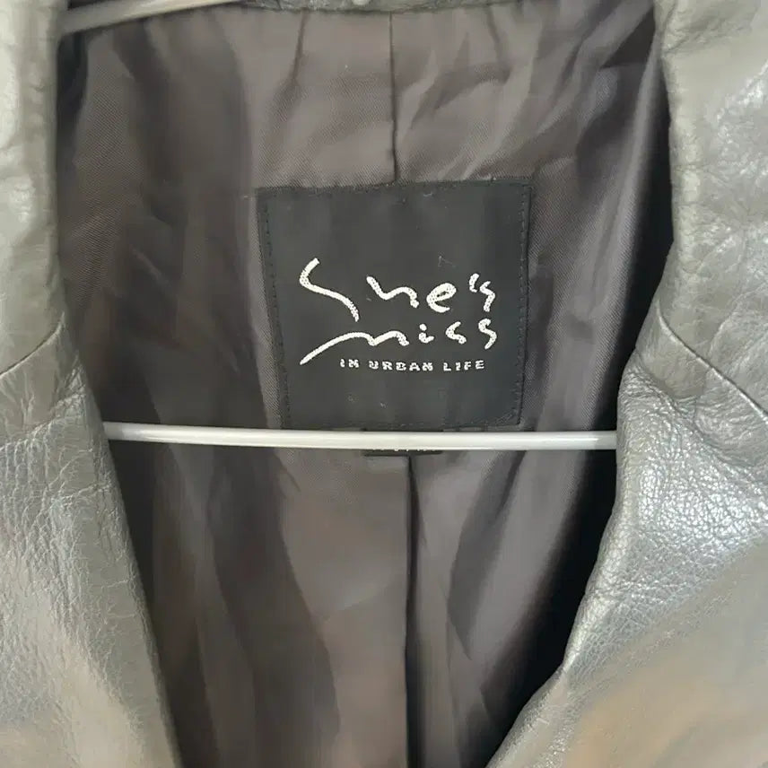 [BUNJANG] Shes Miss Vintage Leather Jacket / Shes miss 빈티지 가죽 자켓 블랙