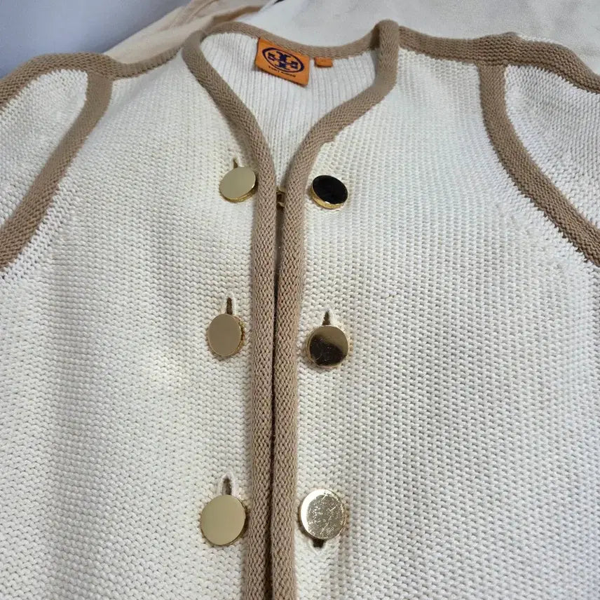 [BUNJANG] Tory Burch Ivory Cardigan / 토리버치 아이보리 가디건