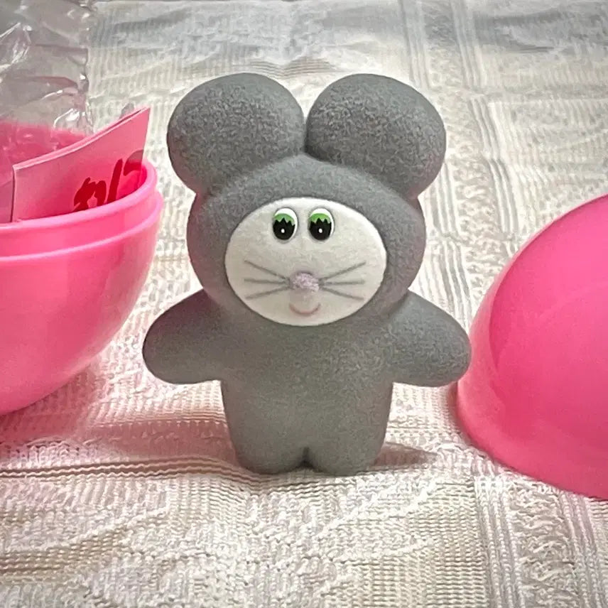 [BUNJANG] Ken Elephant Munyu Mascot Figure Gacha Series 5 Mouse Grey Mouse / 켄엘리펀트 무뉴 마스코트 피규어 가챠 5탄? 생쥐 쥐 회색쥐