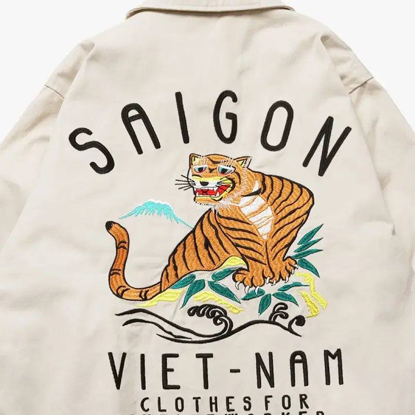 [BUNJANG] Jungle Storm Souvenir Jacket / 정글스톰 24FW 수베니어자켓