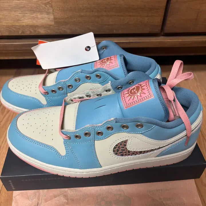 [BUNJANG] Nike Air Jordan 1 Low OG EX Blue Sneakers / 나이키 에어 조던 1 로우 OG EX 블루