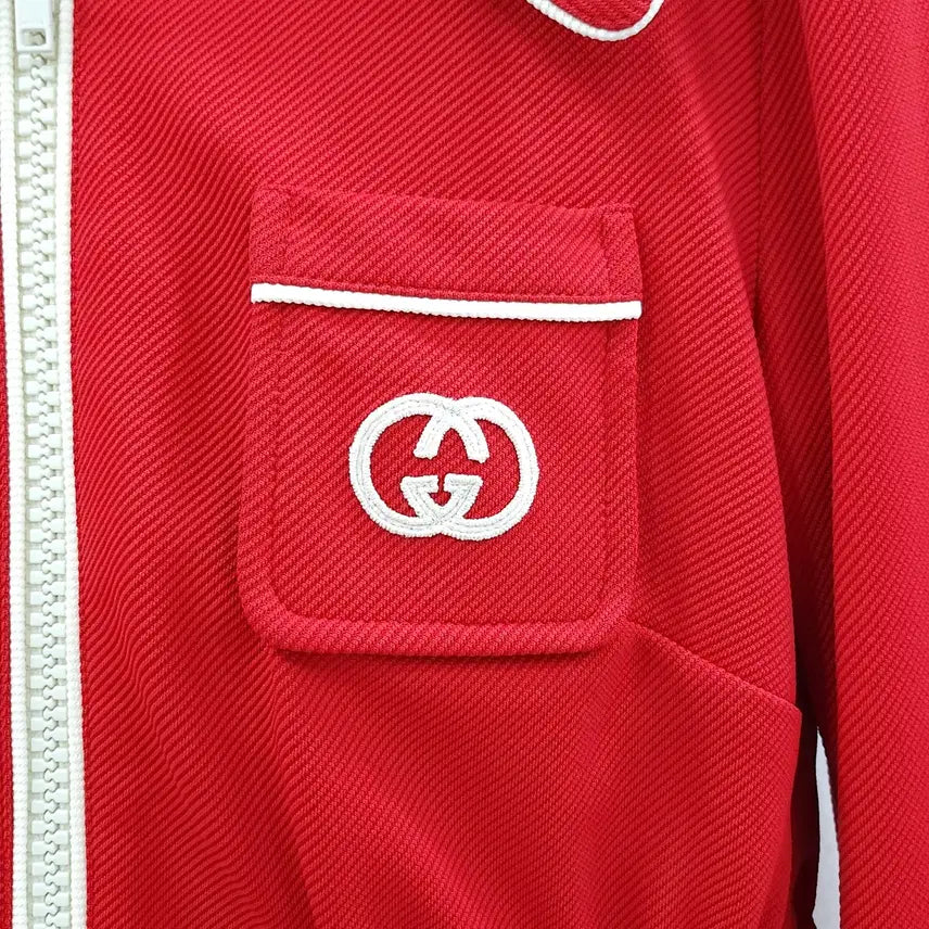 [BUNJANG] Gucci GG Interlocking Jersey Zip-Up Jacket (S) / S / 구찌 GG 인터로킹 저지 집업 자켓 653411
