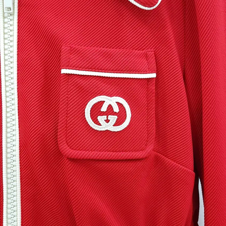 [BUNJANG] Gucci GG Interlocking Jersey Zip-Up Jacket (S) / S / 구찌 GG 인터로킹 저지 집업 자켓 653411