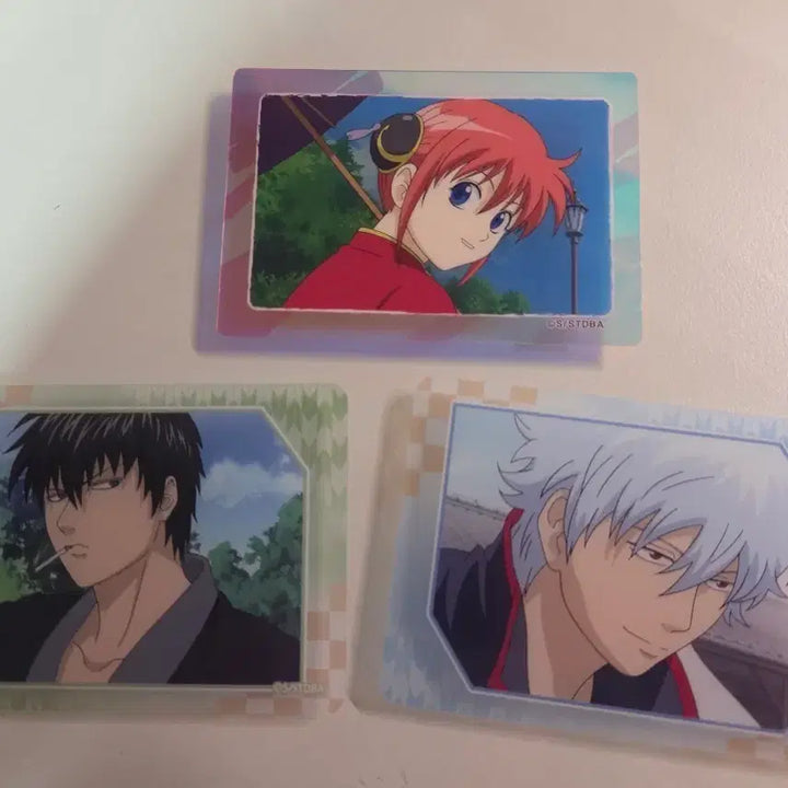 [BUNJANG] Gintama Spring Silk Huapoka &amp; Aurora Card Set / 은혼 봄의 비단 후아보카, 오로라 카드 긴토키 히지카타 카구라 클리어카드