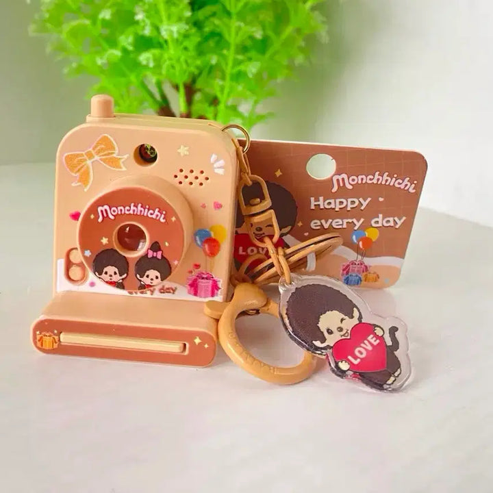 [BUNJANG] Monchhichi Camera Keychain / 몬치치 카메라 키링