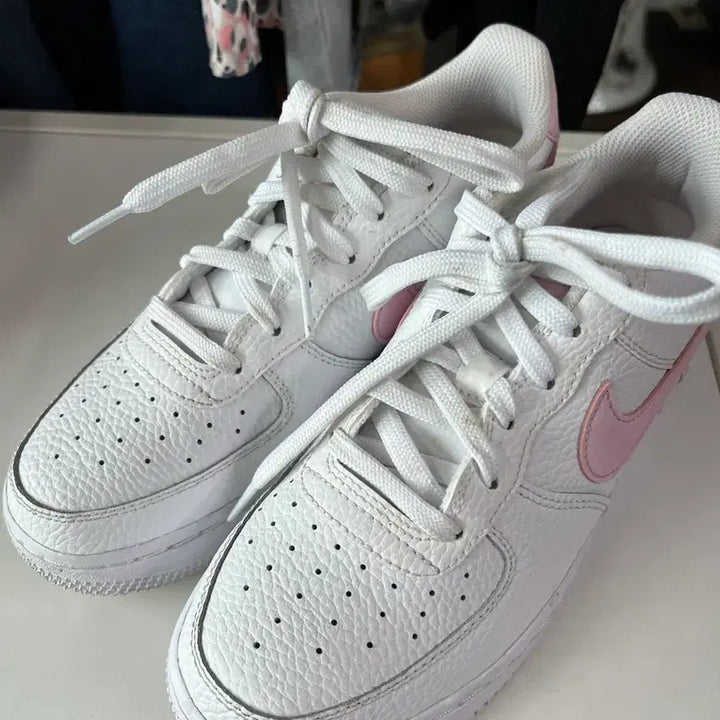 [BUNJANG] Nike Air Force 1 Low White Pink / 나이키 에어 포스 1 로우 화이트 핑크 230