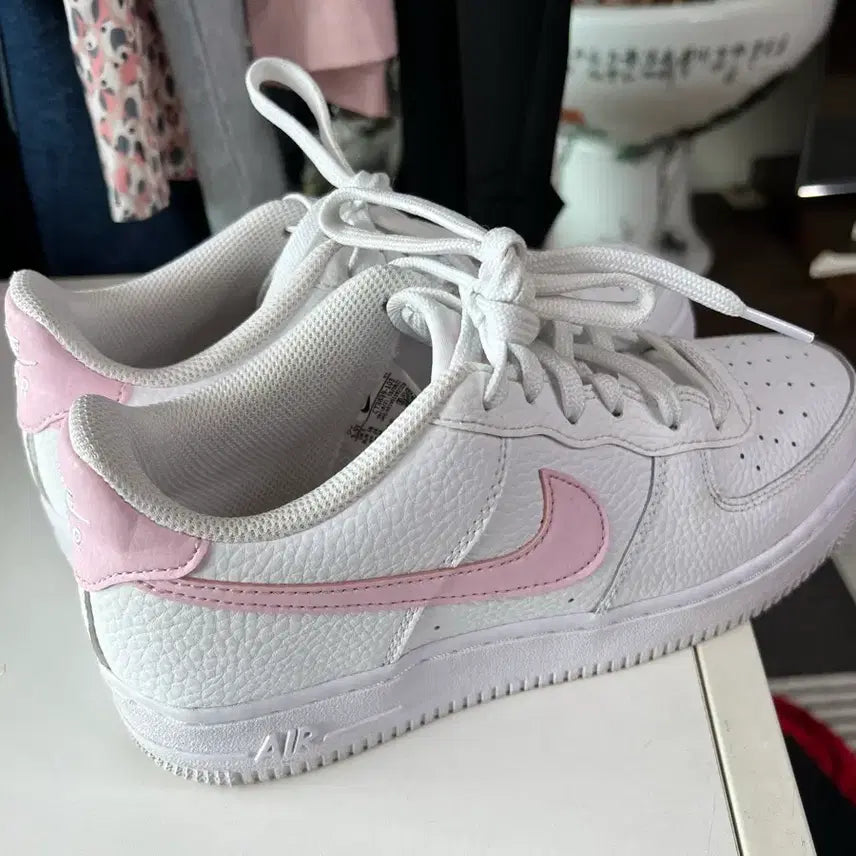 [BUNJANG] Nike Air Force 1 Low White Pink / 나이키 에어 포스 1 로우 화이트 핑크 230