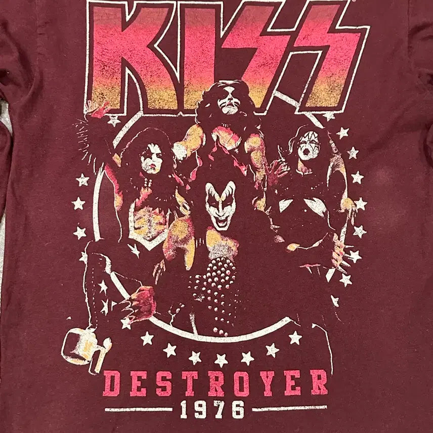 [BUNJANG] Kiss Destroyer 1976 Band T-Shirt / Kiss Destroyer 1976 Band T  밴드티 S