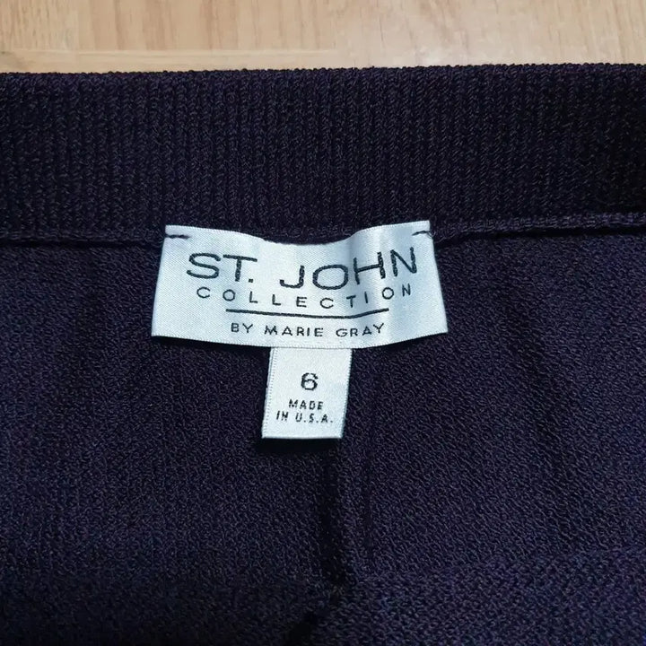 [BUNJANG] St. John Santana Knit Banding Skirt / ST.JOHN 센존컬렉션 클래식 시그니처 퍼플 산타나니트 밴딩 스커트 6