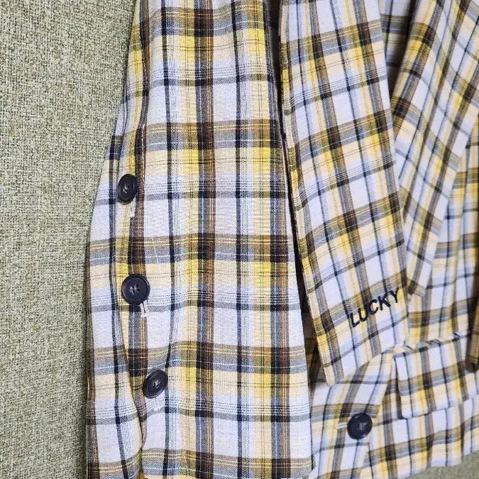 [BUNJANG] Checkered Jacket / 체크자켓