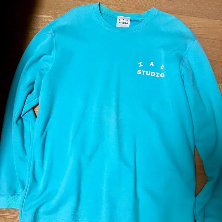 [BUNJANG] IAB Studio Long Sleeve Mint T-shirt / [아이앱 스튜디오] 롱슬리브 민트 L