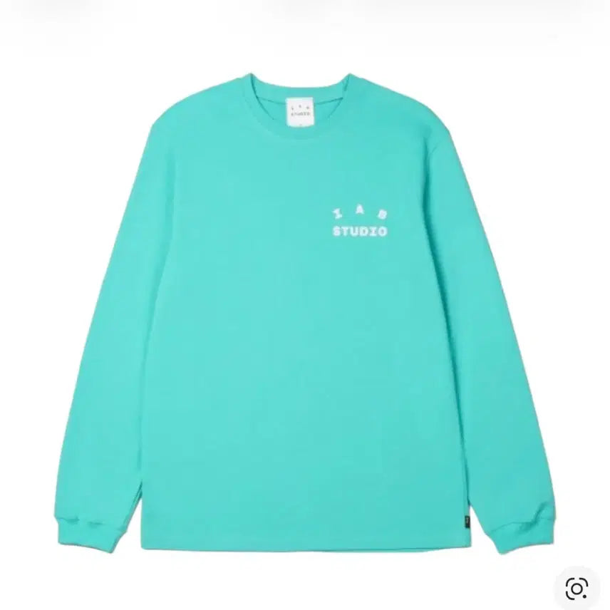 [BUNJANG] IAB Studio Long Sleeve Mint T-shirt / [아이앱 스튜디오] 롱슬리브 민트 L