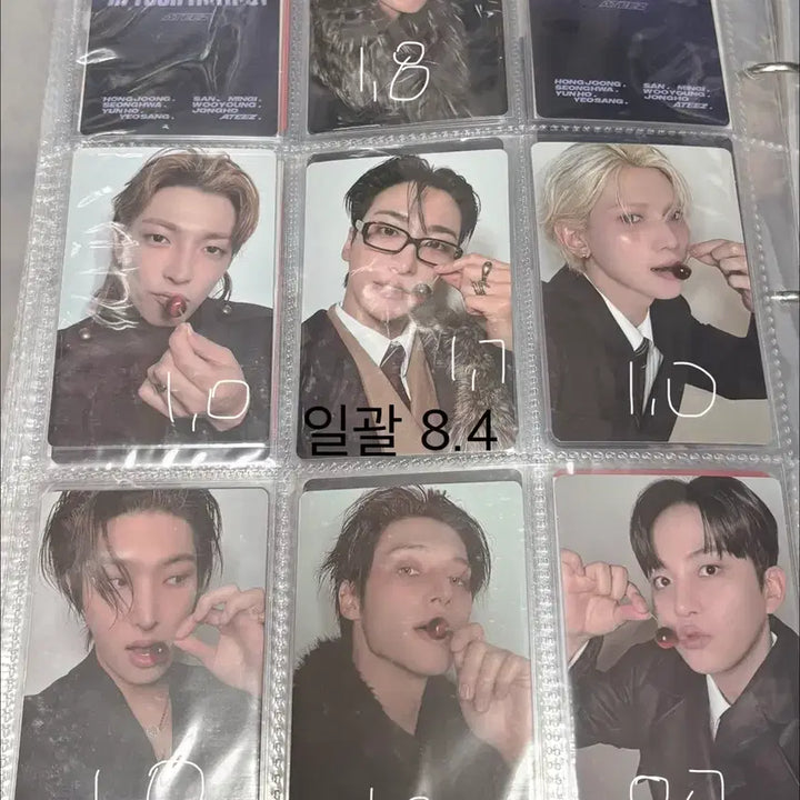 [SOLD OUT] 에이티즈 체리포카 일괄 양도