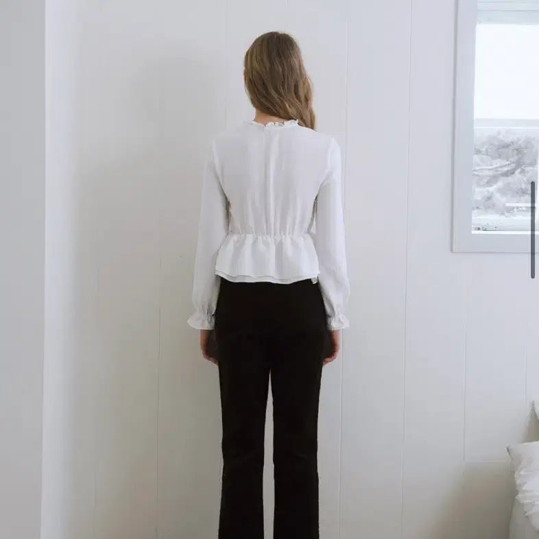 [BUNJANG] Le Vain Layered Frill Lace Blouse / (르베인) Layered Frill Lace Blouse