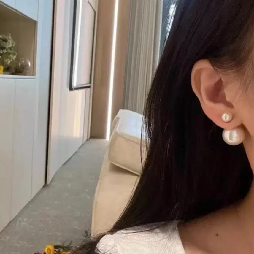 [BUNJANG] Dior Tribales Pearl Earrings / 디올 귀걸이 진주
