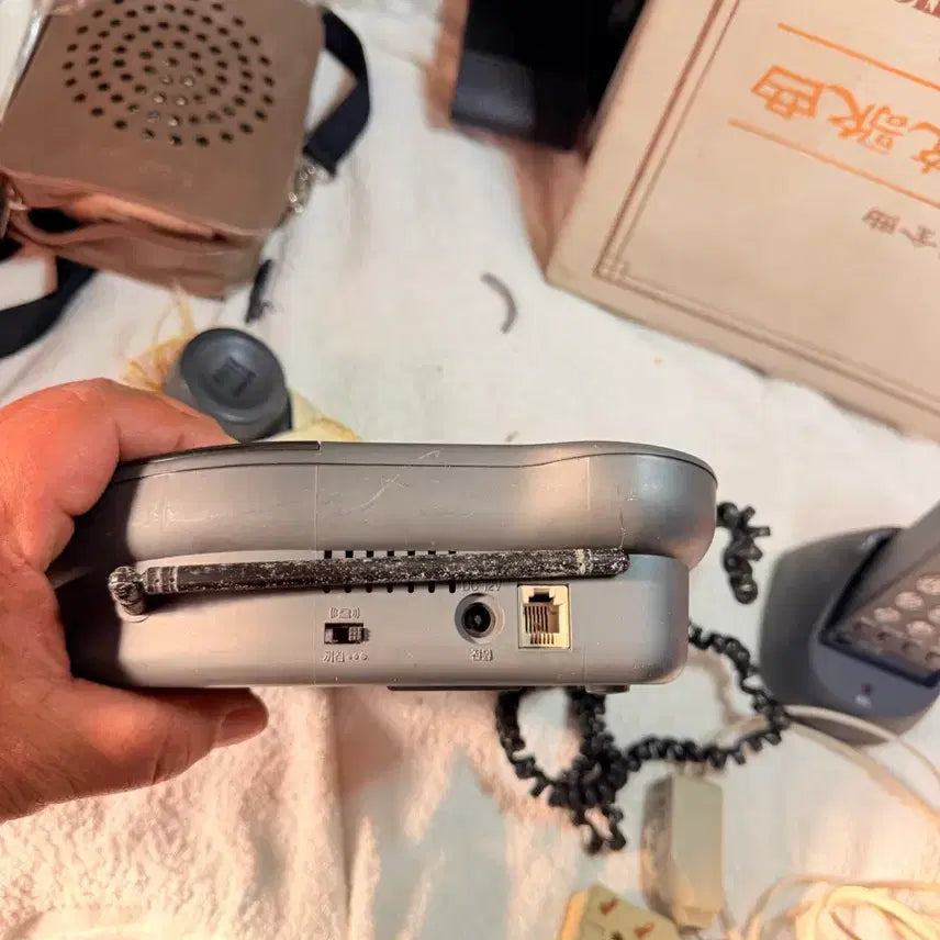 [BUNJANG] Goldstar GT-9500 Cordless Phone (1995) / 금성 코드없는 전화기GT-9500 (휴대장치)+본체|1995년