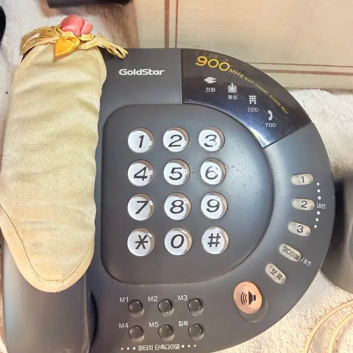 [BUNJANG] Goldstar GT-9500 Cordless Phone (1995) / 금성 코드없는 전화기GT-9500 (휴대장치)+본체|1995년