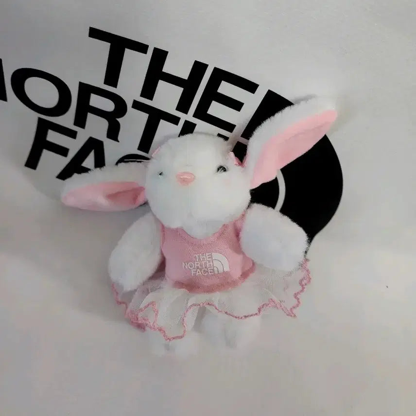 [BUNJANG] The North Face Bunny Ballerina Keyring / 노스페이스 토끼 인형 핑크 발레리나 키링