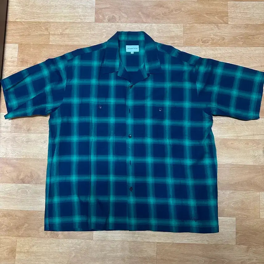 [SOLD OUT] 에스피오나지 셔츠 옴브레그린 XL사이즈