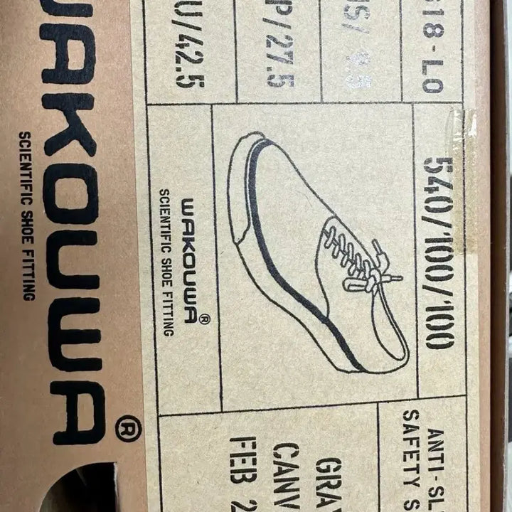 [SOLD OUT] 아나토미카 와쿠와 덱슈즈 스니커즈 운동화 275mm 그레이