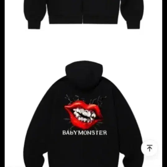 [SOLD OUT] [BUNJANG] BABYMONSTER PSYCHO Zip-Up Hoodie / [PSYCHO]BABYMONSTER ZIP-UP HOODIE