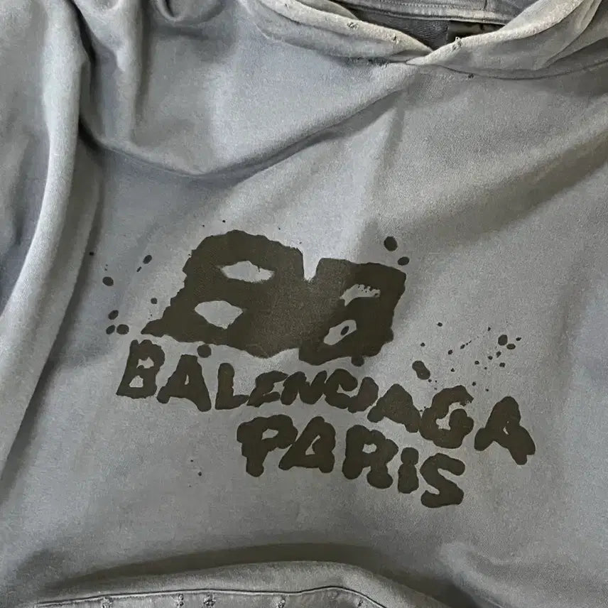 [BUNJANG] Balenciaga Navy Hoodie XS / 발렌시아가 후드 네이비 xs