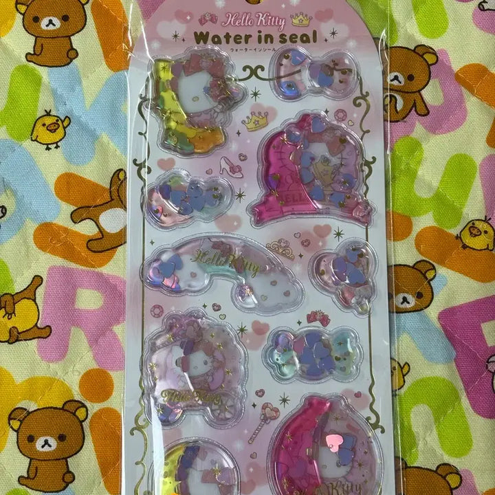 [BUNJANG] Sanrio Hello Kitty Water Sticker Set (Official Japan Product, New) / 산리오 헬로키티 워터스티커 [일본정품 새상품]