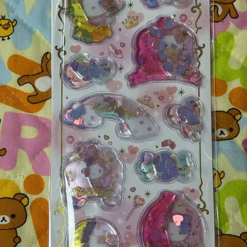 [BUNJANG] Sanrio Hello Kitty Water Sticker Set (Official Japan Product, New) / 산리오 헬로키티 워터스티커 [일본정품 새상품]