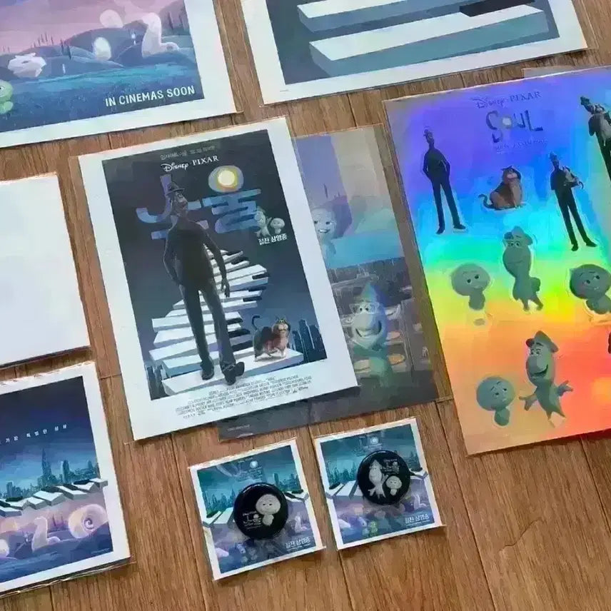 [SOLD OUT] 영화 소울 아트카드 필름마크 오리지널티켓 티켓북그립톡 디즈니픽사 굿즈