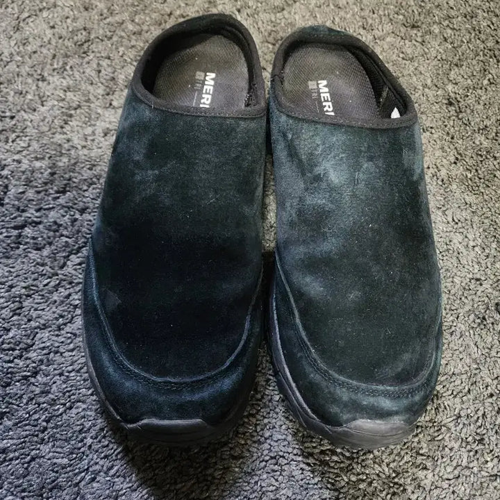 [SOLD OUT] 머렐 블랙 스웨이드슬라이드 뮬 비브람창  270사이즈