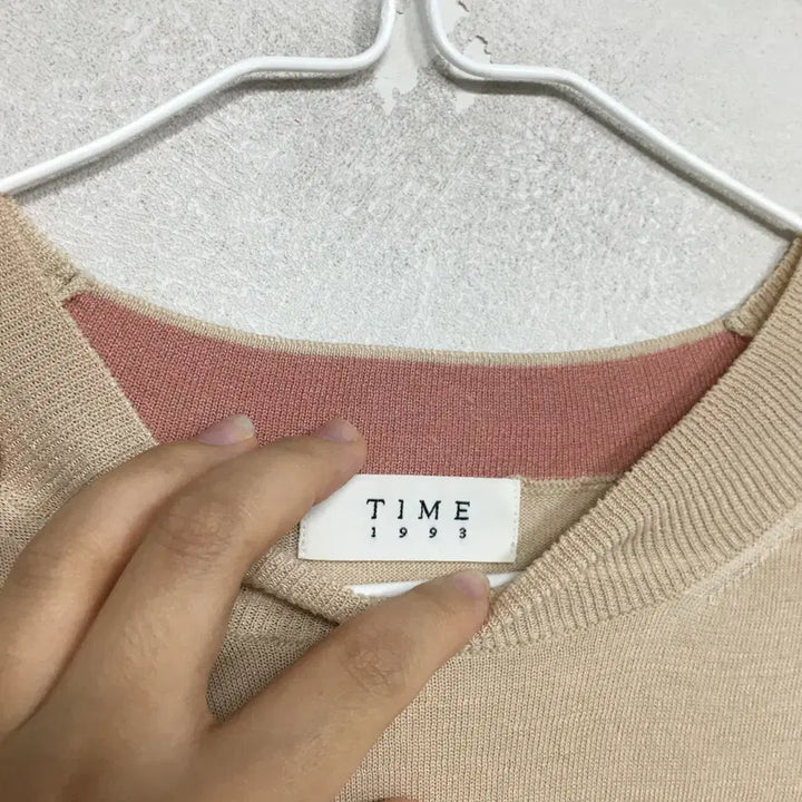 [SOLD OUT] TIME 타임 실크 반팔 니트 90