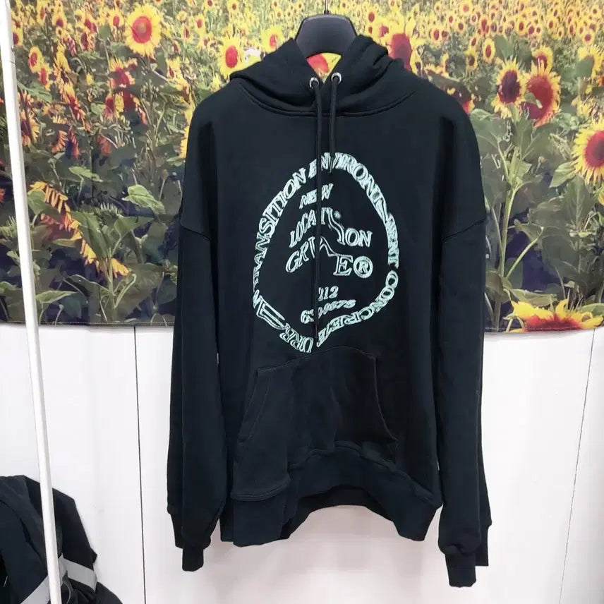 [BUNJANG] GrooveLime Dust Circle Hoodie (M) / 그루브라임 3단쭈리 더스트 서클 후드티[미사용] 남성M 6c2