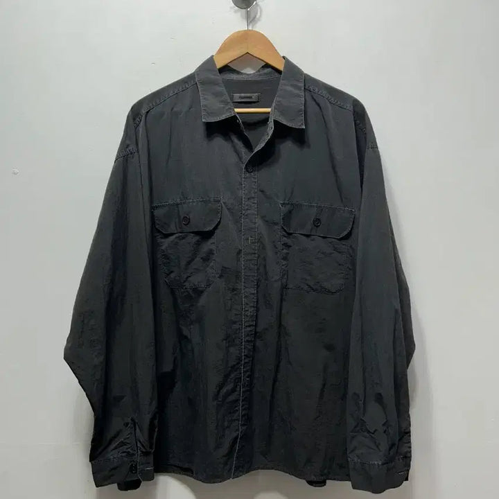 [BUNJANG] Slowear Black Shirt Jacket (XL) / 슬로우웨어 블랙 셔츠 남방 셔츠 자켓 XL
