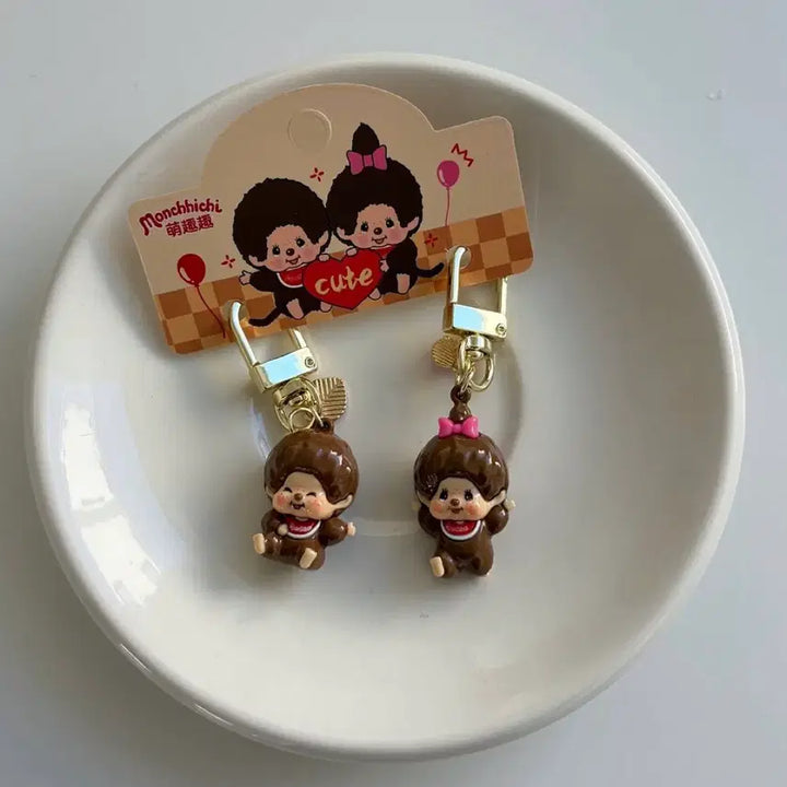 [BUNJANG] Monchhichi Keyring / [새상품] 몬치치 키링 몬치치스트랩