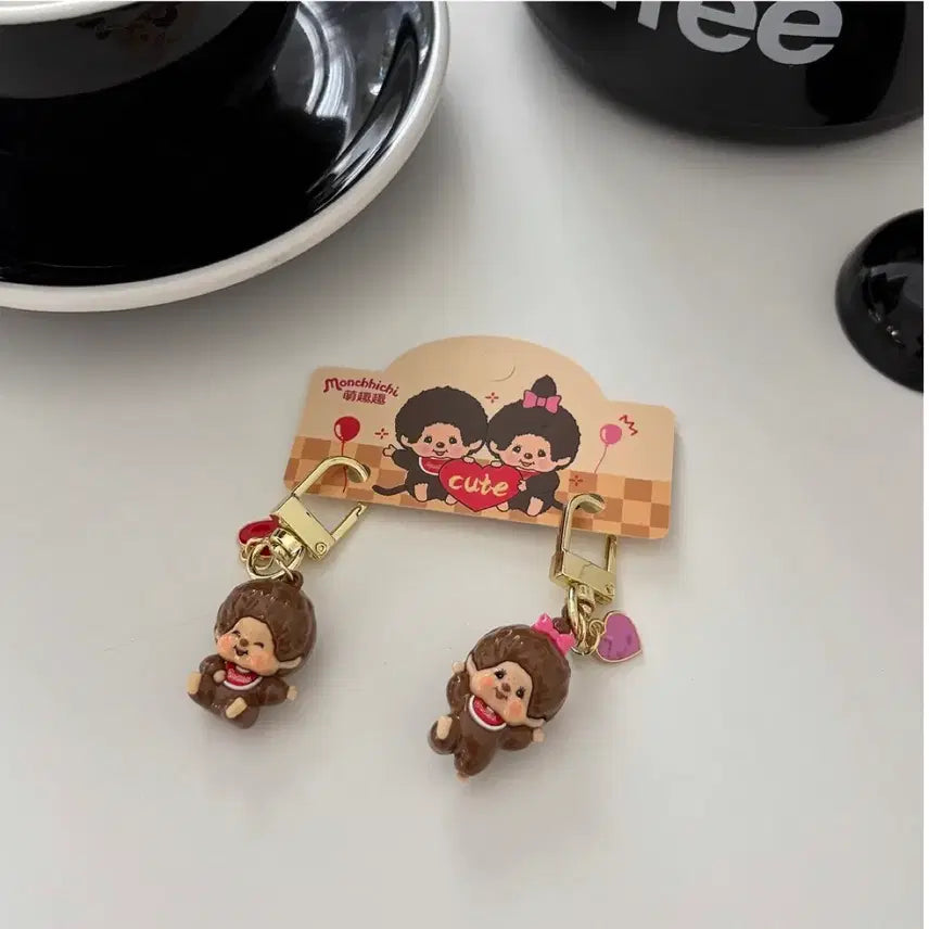 [BUNJANG] Monchhichi Keyring / [새상품] 몬치치 키링 몬치치스트랩