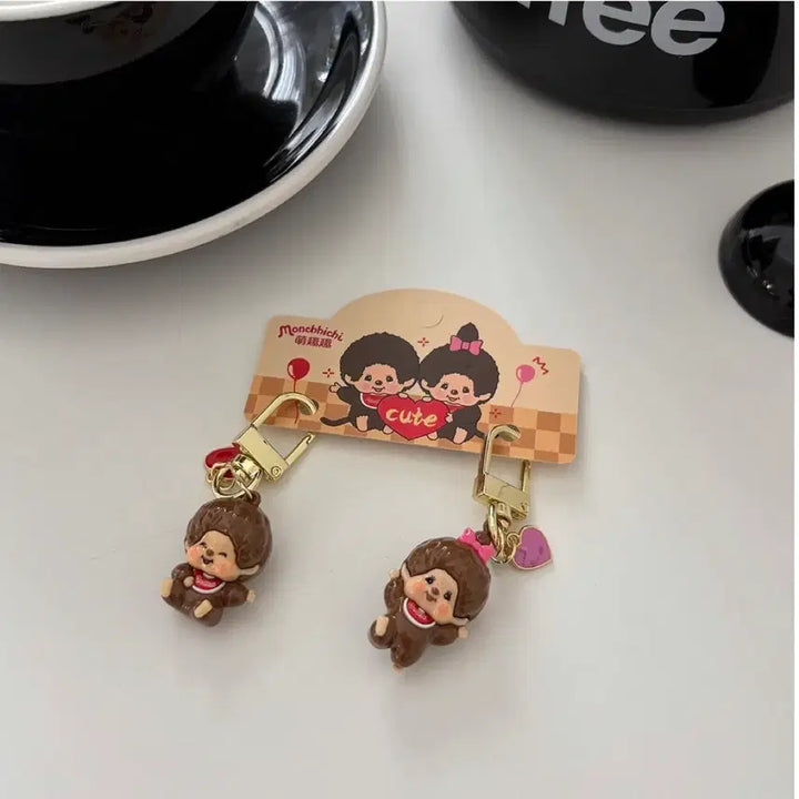 [BUNJANG] Monchhichi Keyring / [새상품] 몬치치 키링 몬치치스트랩
