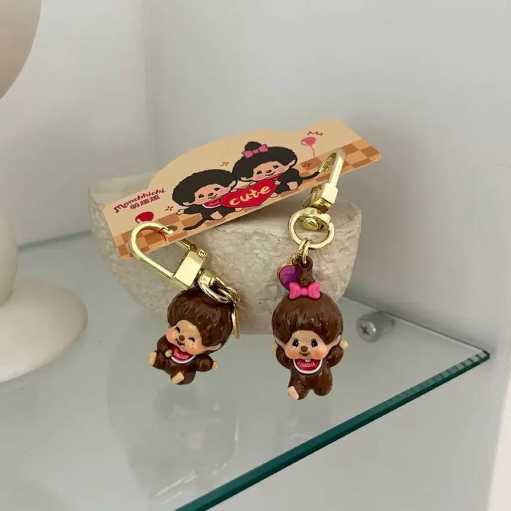 [BUNJANG] Monchhichi Keyring / [새상품] 몬치치 키링 몬치치스트랩