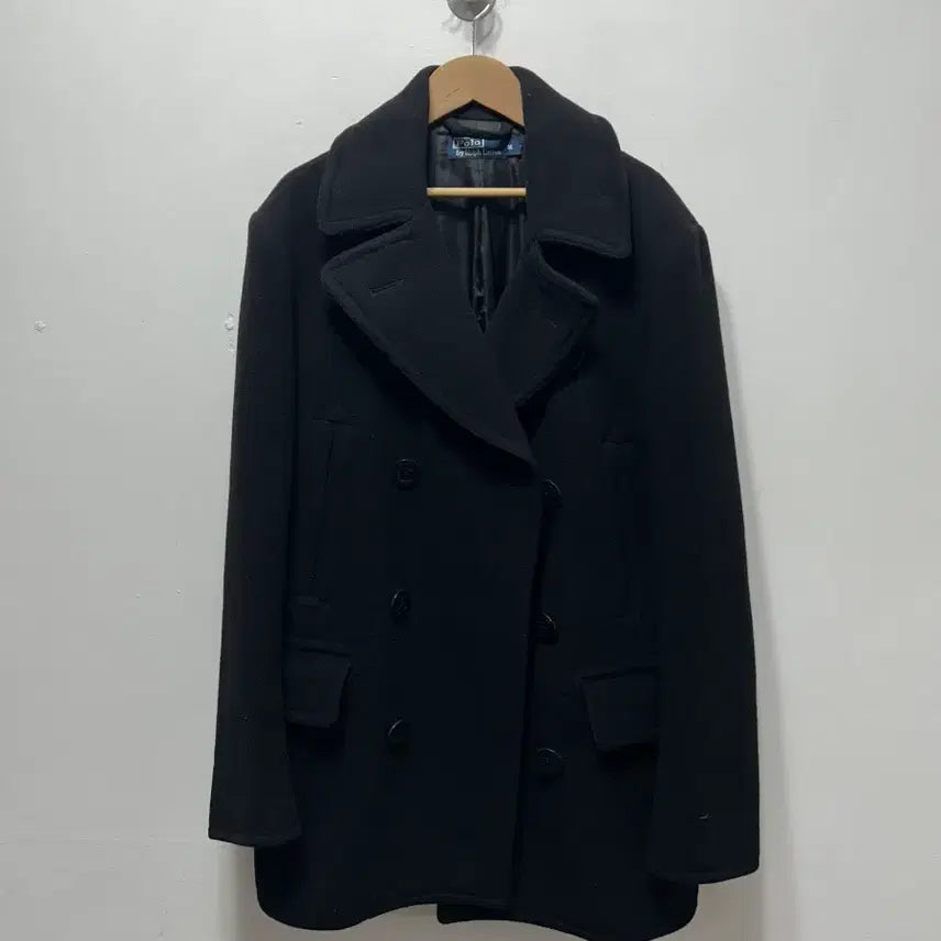 [BUNJANG] Polo Ralph Lauren Black Pea Coat Women&